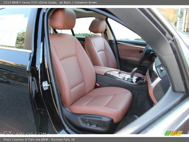Jet Black / Cinnamon Brown 2014 BMW 5 Series 535i xDrive Sedan