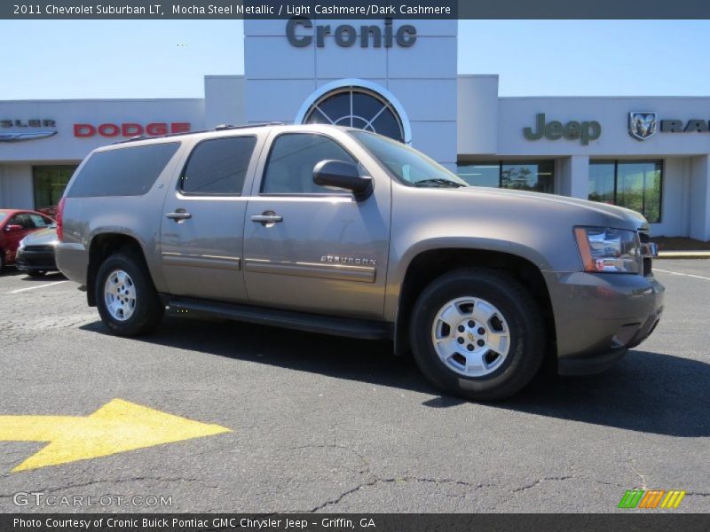 Mocha Steel Metallic / Light Cashmere/Dark Cashmere 2011 Chevrolet Suburban LT