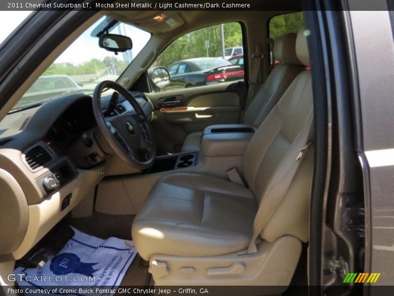Mocha Steel Metallic / Light Cashmere/Dark Cashmere 2011 Chevrolet Suburban LT