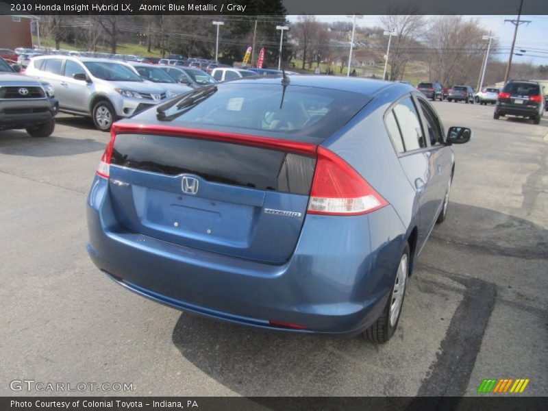 Atomic Blue Metallic / Gray 2010 Honda Insight Hybrid LX