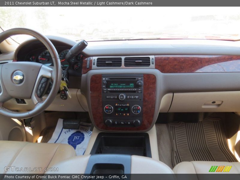 Mocha Steel Metallic / Light Cashmere/Dark Cashmere 2011 Chevrolet Suburban LT