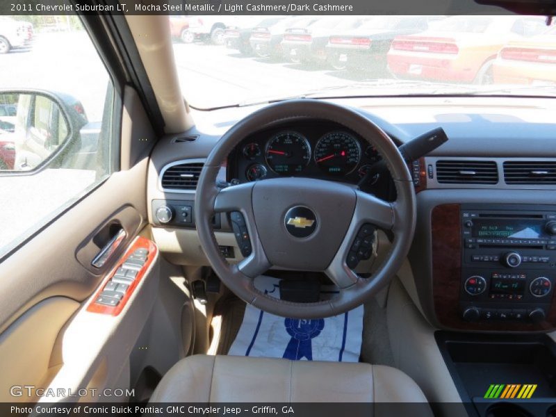 Mocha Steel Metallic / Light Cashmere/Dark Cashmere 2011 Chevrolet Suburban LT