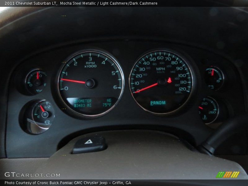 Mocha Steel Metallic / Light Cashmere/Dark Cashmere 2011 Chevrolet Suburban LT