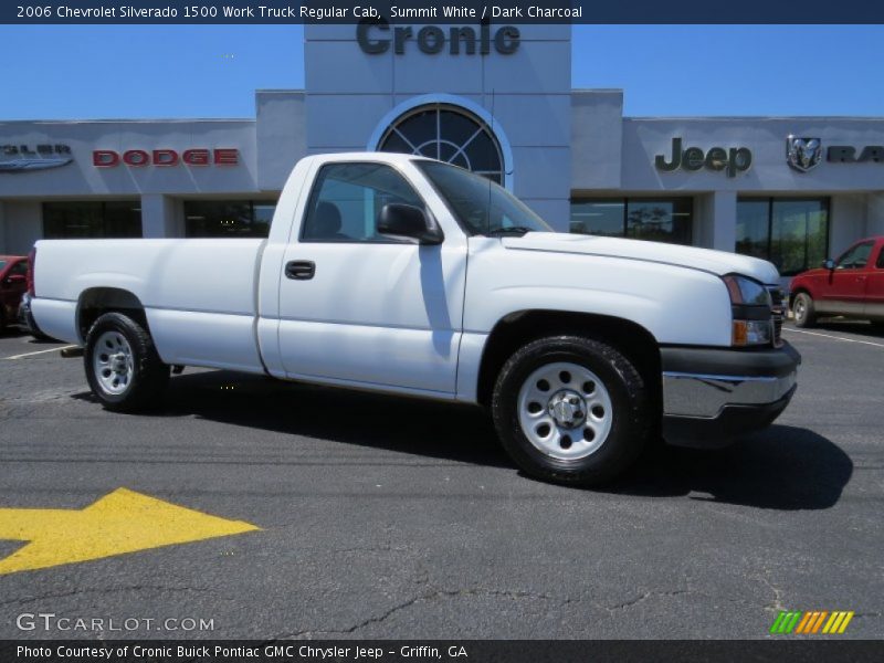 Summit White / Dark Charcoal 2006 Chevrolet Silverado 1500 Work Truck Regular Cab