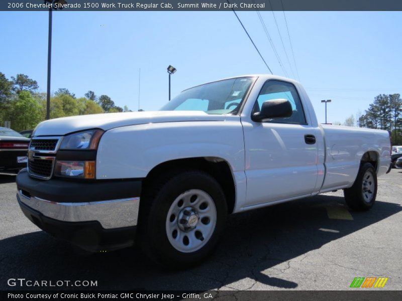 Summit White / Dark Charcoal 2006 Chevrolet Silverado 1500 Work Truck Regular Cab