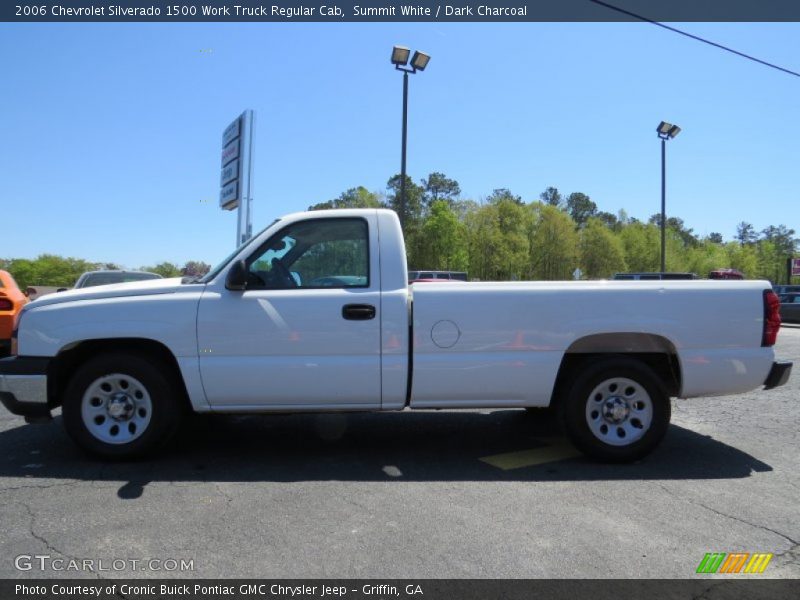 Summit White / Dark Charcoal 2006 Chevrolet Silverado 1500 Work Truck Regular Cab