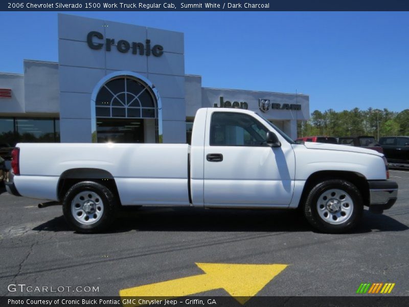 Summit White / Dark Charcoal 2006 Chevrolet Silverado 1500 Work Truck Regular Cab