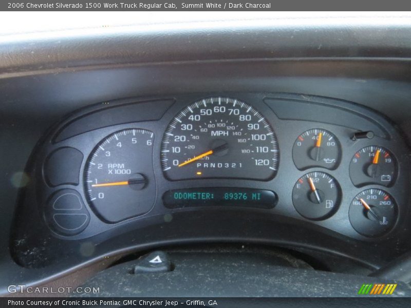 Summit White / Dark Charcoal 2006 Chevrolet Silverado 1500 Work Truck Regular Cab