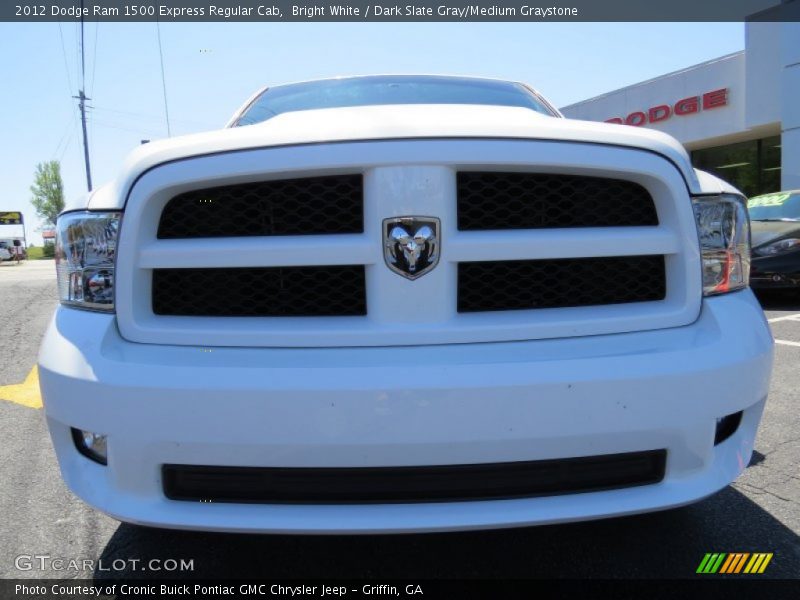 Bright White / Dark Slate Gray/Medium Graystone 2012 Dodge Ram 1500 Express Regular Cab