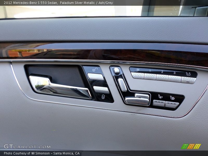 Paladium Silver Metallic / Ash/Grey 2012 Mercedes-Benz S 550 Sedan
