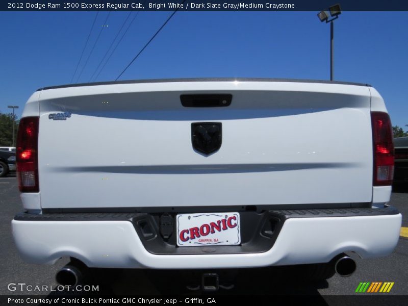 Bright White / Dark Slate Gray/Medium Graystone 2012 Dodge Ram 1500 Express Regular Cab