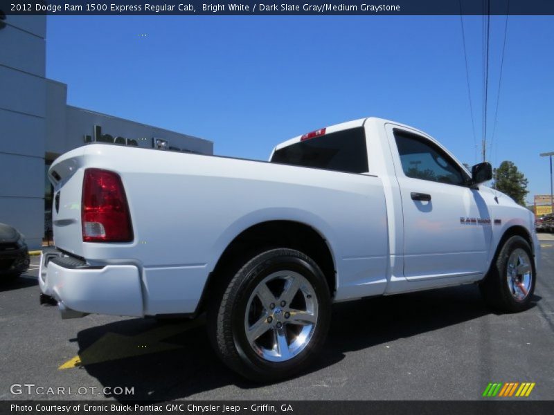 Bright White / Dark Slate Gray/Medium Graystone 2012 Dodge Ram 1500 Express Regular Cab