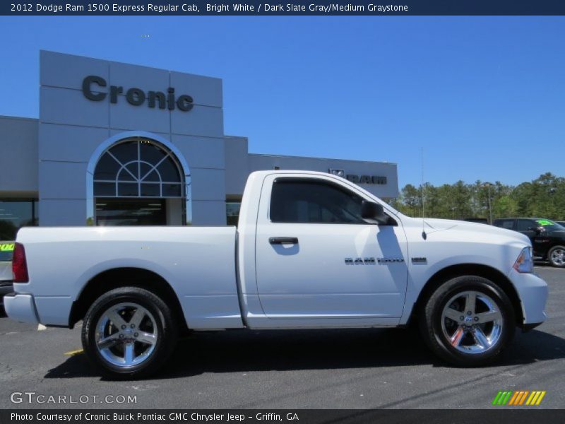 Bright White / Dark Slate Gray/Medium Graystone 2012 Dodge Ram 1500 Express Regular Cab