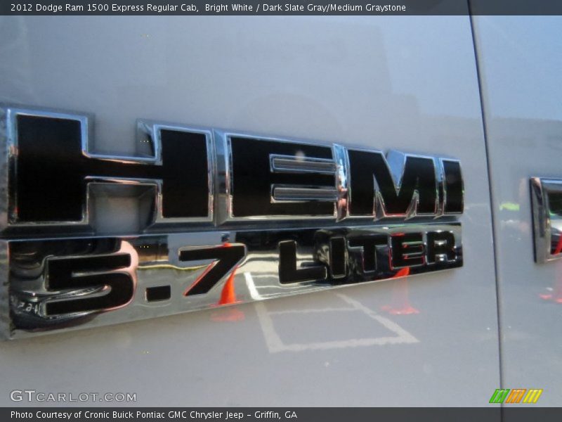 Bright White / Dark Slate Gray/Medium Graystone 2012 Dodge Ram 1500 Express Regular Cab