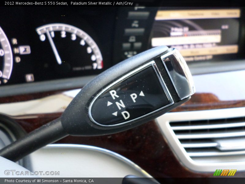 Paladium Silver Metallic / Ash/Grey 2012 Mercedes-Benz S 550 Sedan