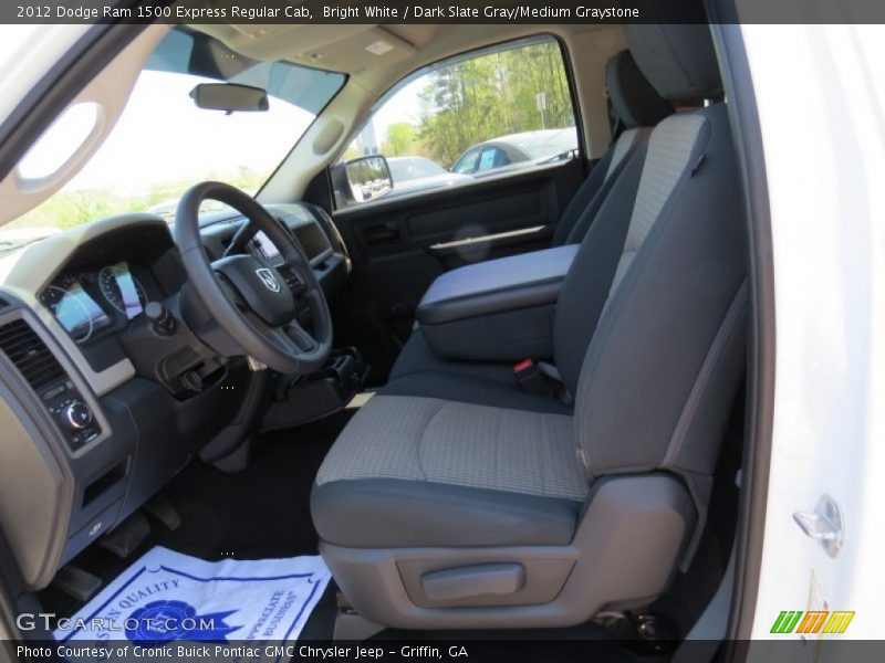 Bright White / Dark Slate Gray/Medium Graystone 2012 Dodge Ram 1500 Express Regular Cab