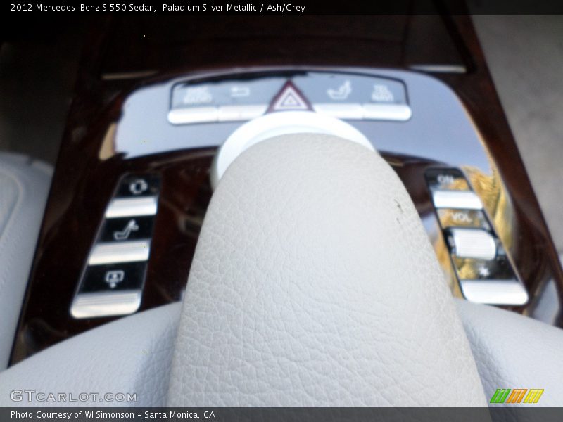 Paladium Silver Metallic / Ash/Grey 2012 Mercedes-Benz S 550 Sedan