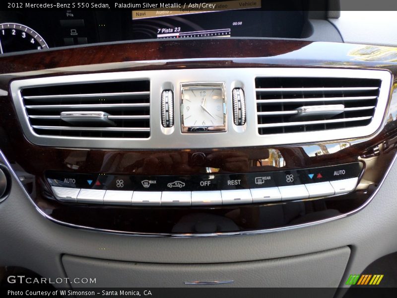 Paladium Silver Metallic / Ash/Grey 2012 Mercedes-Benz S 550 Sedan