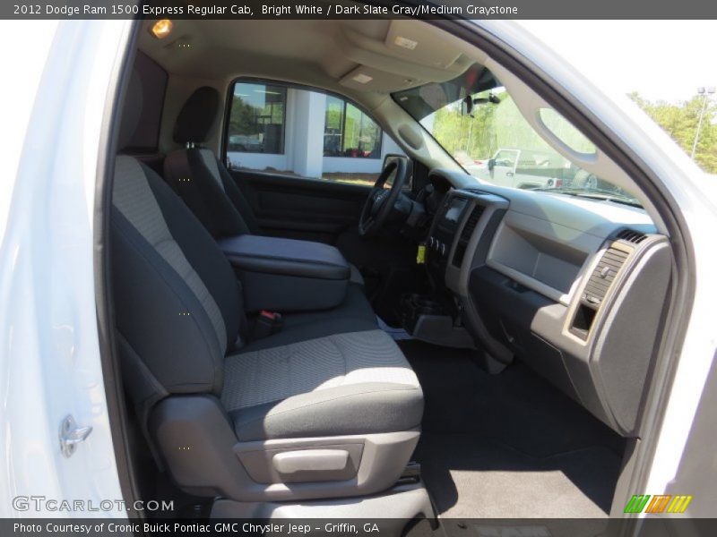 Bright White / Dark Slate Gray/Medium Graystone 2012 Dodge Ram 1500 Express Regular Cab
