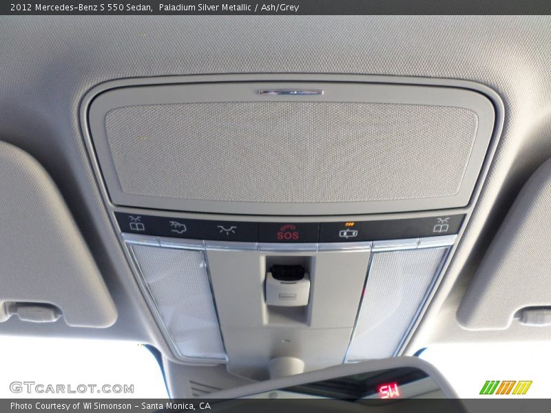 Paladium Silver Metallic / Ash/Grey 2012 Mercedes-Benz S 550 Sedan
