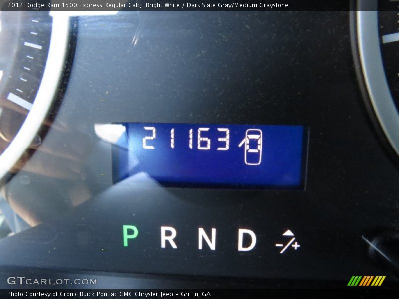 Bright White / Dark Slate Gray/Medium Graystone 2012 Dodge Ram 1500 Express Regular Cab