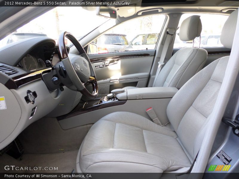 Paladium Silver Metallic / Ash/Grey 2012 Mercedes-Benz S 550 Sedan