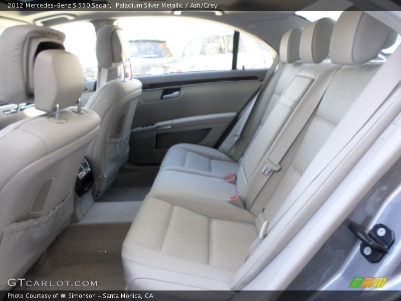 Paladium Silver Metallic / Ash/Grey 2012 Mercedes-Benz S 550 Sedan