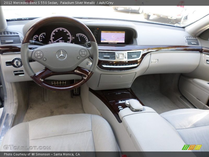 Paladium Silver Metallic / Ash/Grey 2012 Mercedes-Benz S 550 Sedan