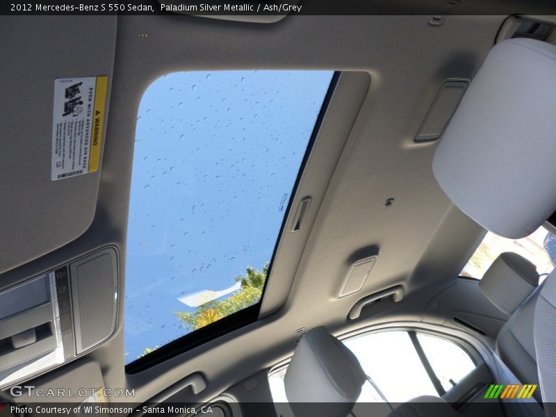 Paladium Silver Metallic / Ash/Grey 2012 Mercedes-Benz S 550 Sedan