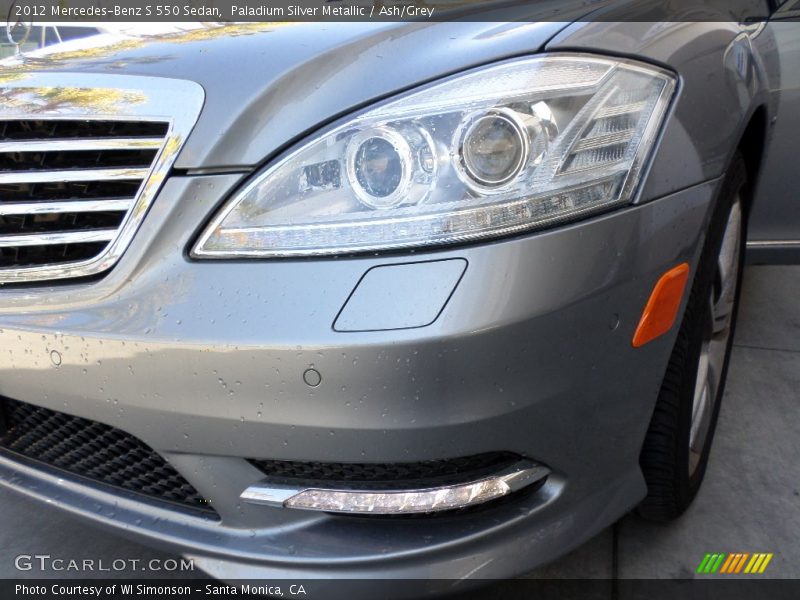 Paladium Silver Metallic / Ash/Grey 2012 Mercedes-Benz S 550 Sedan