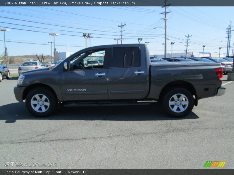 Smoke Gray / Graphite Black/Titanium 2007 Nissan Titan SE Crew Cab 4x4