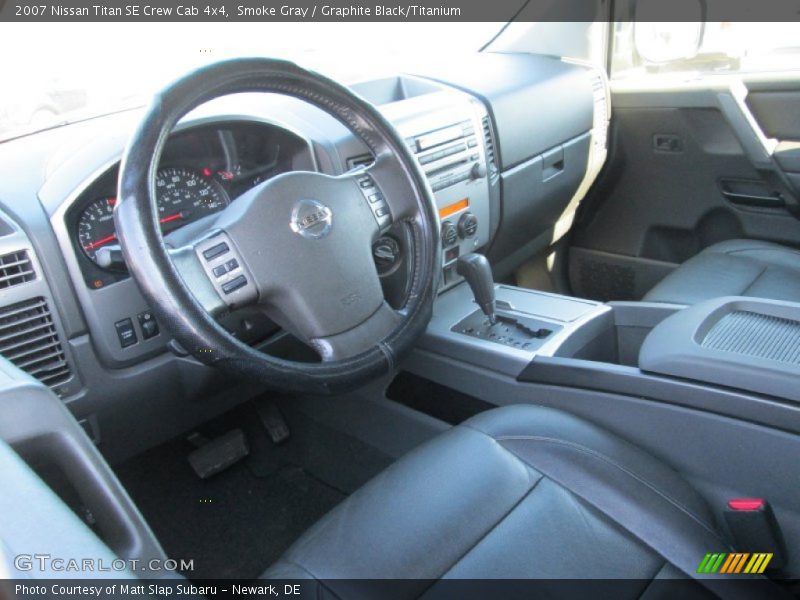Smoke Gray / Graphite Black/Titanium 2007 Nissan Titan SE Crew Cab 4x4