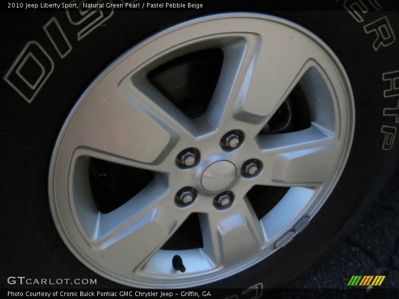 Natural Green Pearl / Pastel Pebble Beige 2010 Jeep Liberty Sport