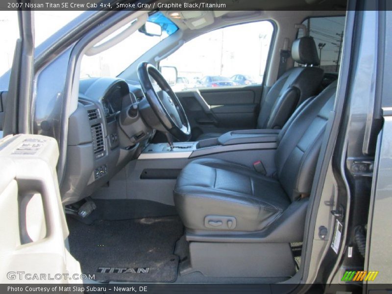 Smoke Gray / Graphite Black/Titanium 2007 Nissan Titan SE Crew Cab 4x4