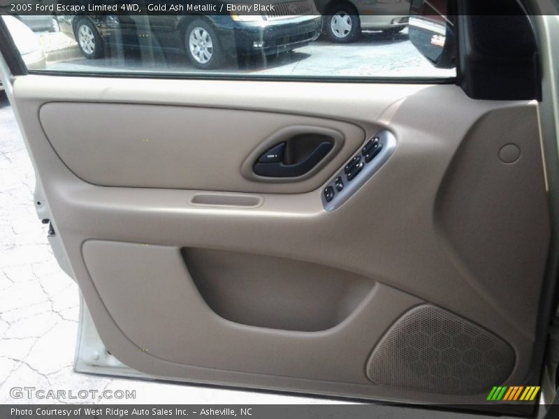Gold Ash Metallic / Ebony Black 2005 Ford Escape Limited 4WD