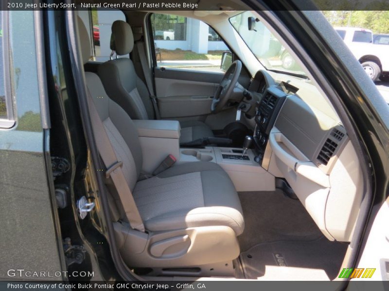 Natural Green Pearl / Pastel Pebble Beige 2010 Jeep Liberty Sport