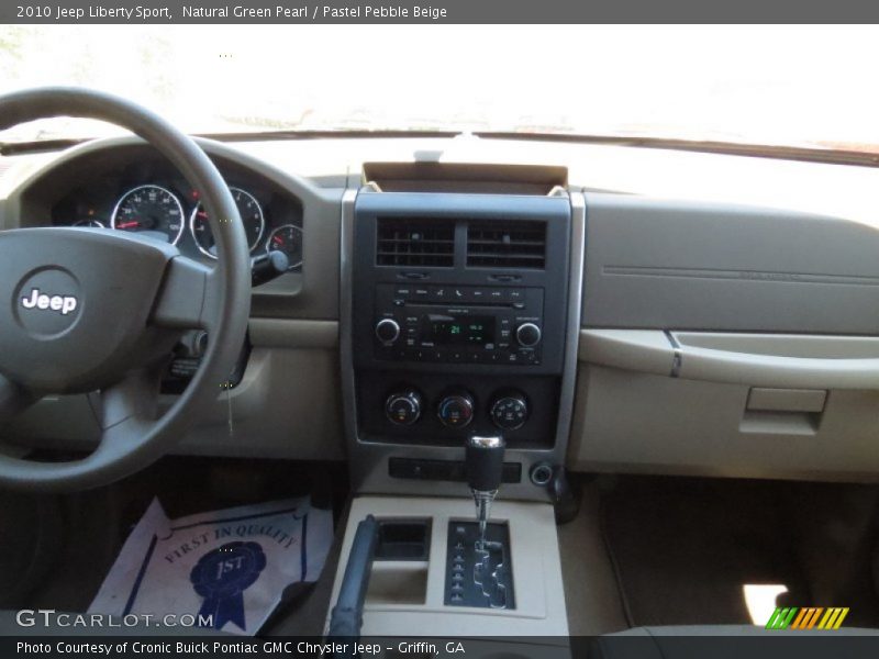 Natural Green Pearl / Pastel Pebble Beige 2010 Jeep Liberty Sport