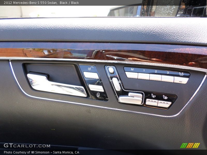 Black / Black 2012 Mercedes-Benz S 550 Sedan