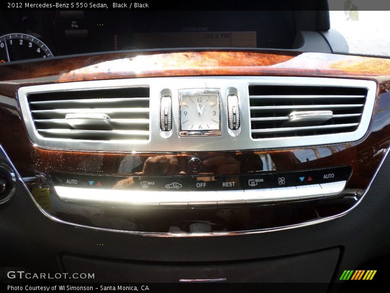 Black / Black 2012 Mercedes-Benz S 550 Sedan