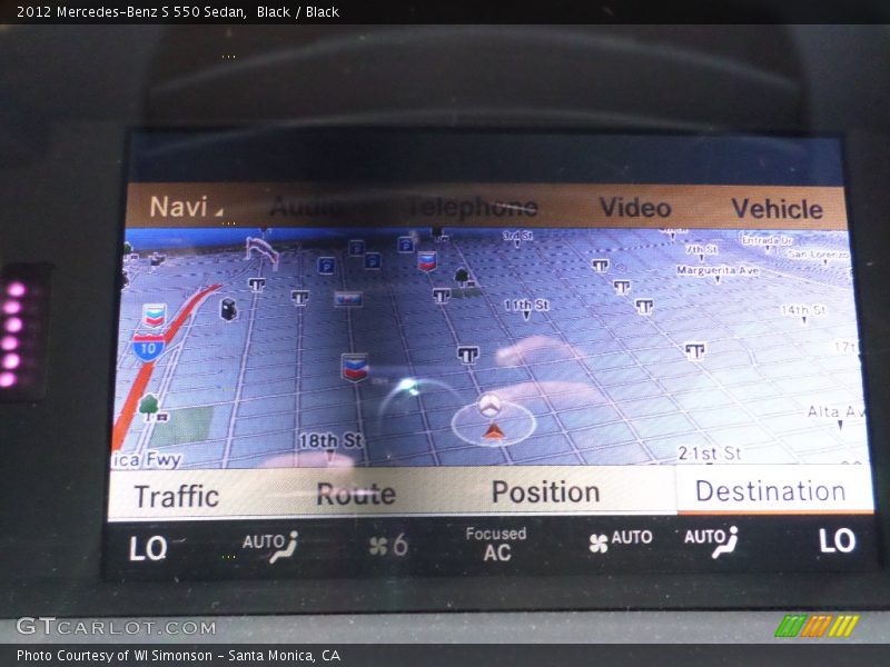 Black / Black 2012 Mercedes-Benz S 550 Sedan