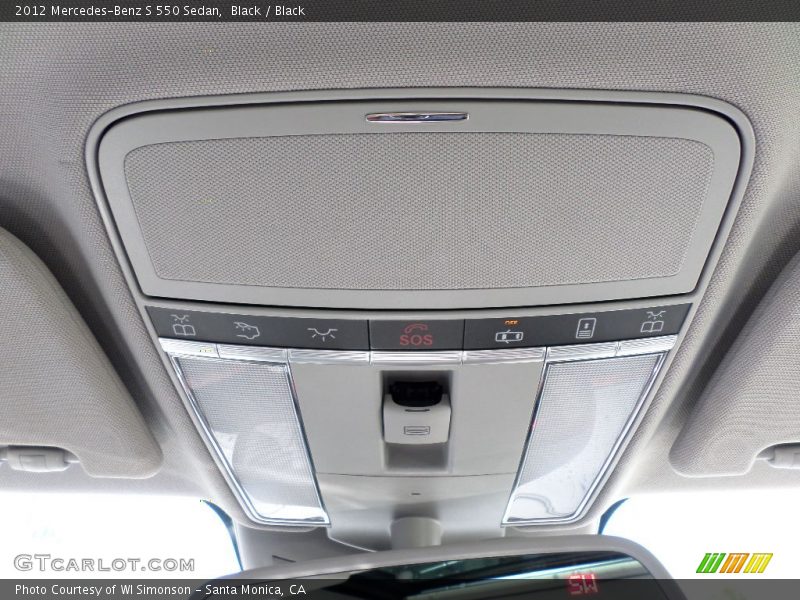 Black / Black 2012 Mercedes-Benz S 550 Sedan