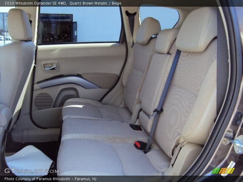 Quartz Brown Metallic / Beige 2010 Mitsubishi Outlander SE 4WD