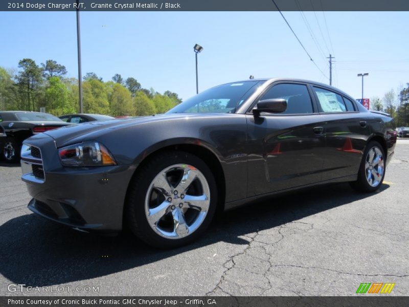 Granite Crystal Metallic / Black 2014 Dodge Charger R/T
