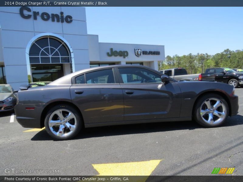 Granite Crystal Metallic / Black 2014 Dodge Charger R/T