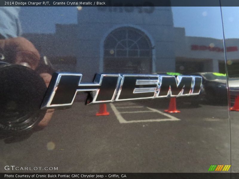 Granite Crystal Metallic / Black 2014 Dodge Charger R/T