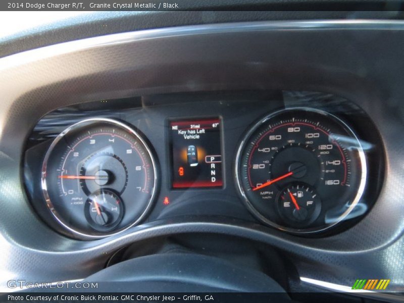 Granite Crystal Metallic / Black 2014 Dodge Charger R/T