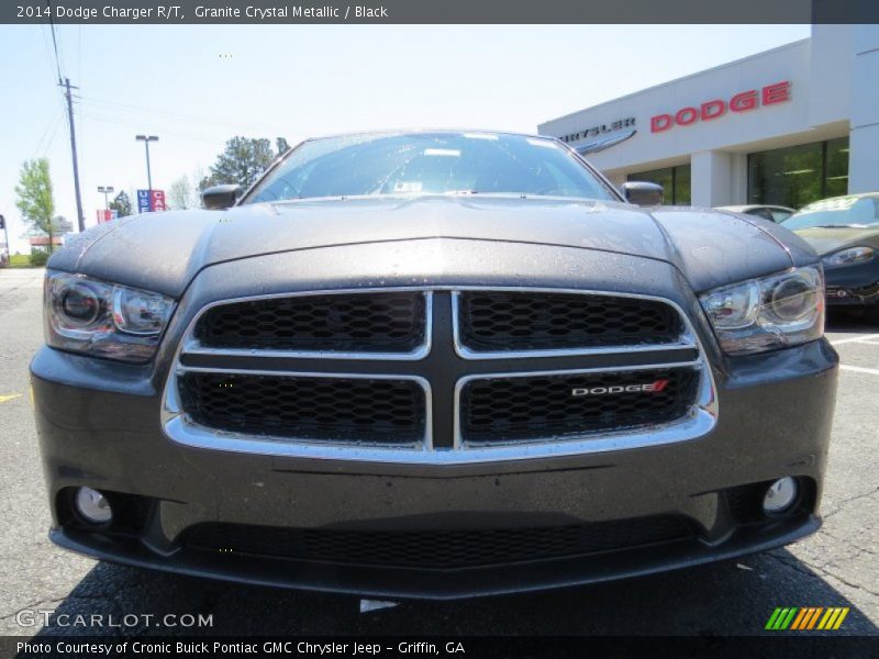 Granite Crystal Metallic / Black 2014 Dodge Charger R/T