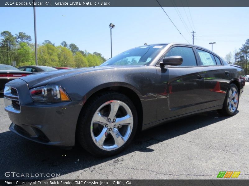 Granite Crystal Metallic / Black 2014 Dodge Charger R/T