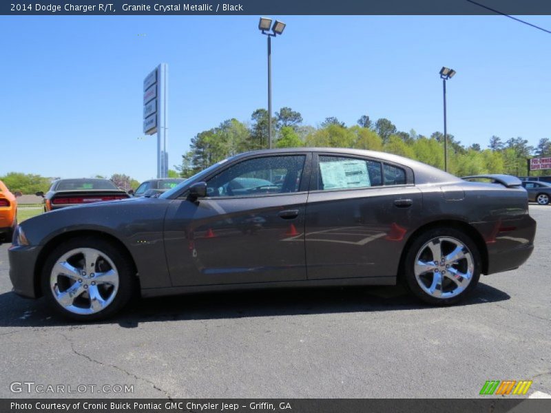 Granite Crystal Metallic / Black 2014 Dodge Charger R/T