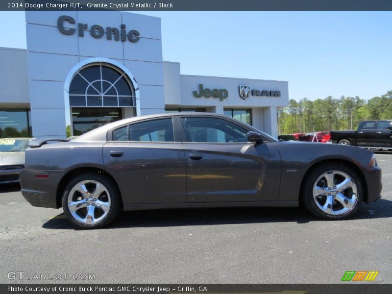 Granite Crystal Metallic / Black 2014 Dodge Charger R/T